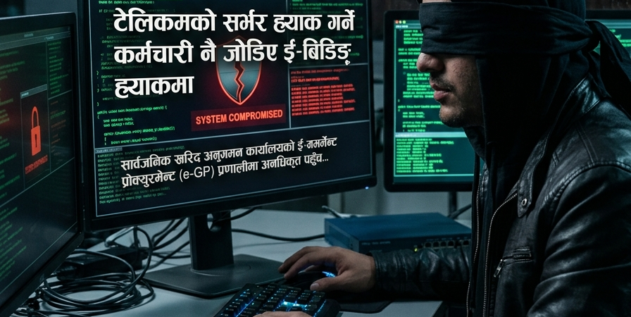 ई–बिडिङ ह्याक काण्ड: नेपाल टेलिकम सर्भर ह्याकमा समातिएका कर्मचारी फेरि पक्राउ