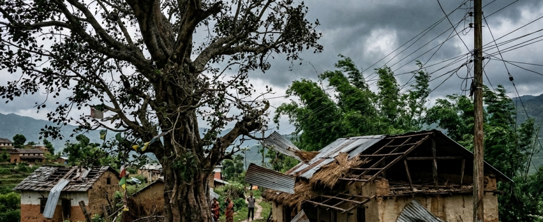 हुरीबाट शुक्लाफाँटका ८० परिवार प्रभावित, ६० घर र २० गोठमा क्षति