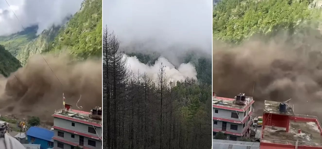 टिमुरे बजार बाढी: तिब्बतबाट आएको आकस्मिक बाढीले रसुवामा पुर्‍यायो ठूलो क्षति